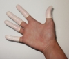 Tech-Med - Nitrile Finger Cot - 4404-M - In Use