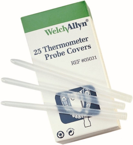 Welch Allyn - Disposable Thermometer Probe Covers - 05031-750 - Packaging With Product