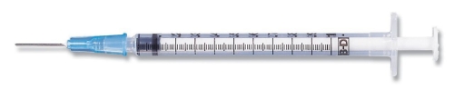 Picture of Tuberculin Syringe with Needle - 27 G x ½" - 1 cc - BD - Detachable