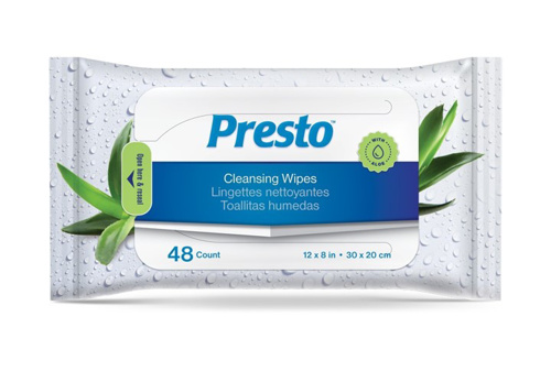 Presto Cleansing Wipes - Product