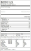 Kent Foods - Sqwincher® Zero - Electrolyte Powder - X394-MD600 - Nutritional Facts