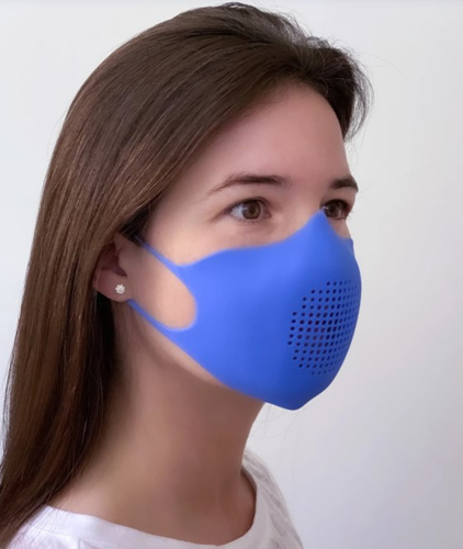 Face Mask - Silicone - FM-SIL1DKBL - 1