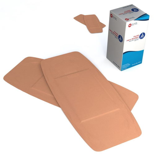Adhesive Bandage - Fabric - Dynarex - 2 x 4 1-2 - ADH-3614-1