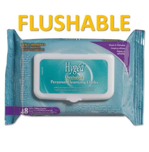 AWIP-A500F48 - Flushable Wipes - PDI - Hygea - Package Closed