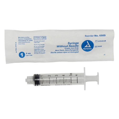 Picture of Syringe, Dynarex™ - 5 mL