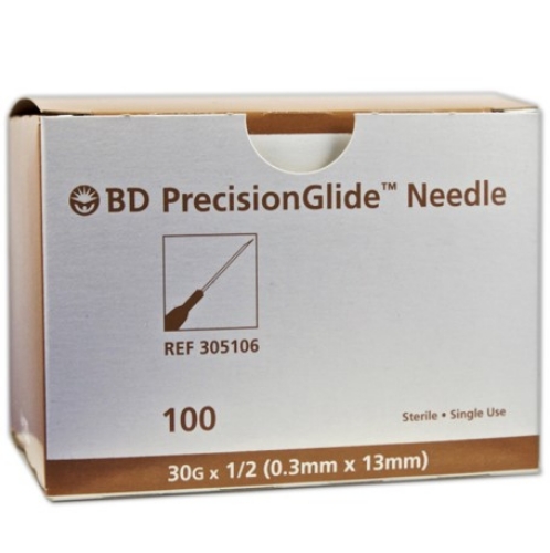Needle - BD - Precision Glide - 30 G x ½ - Packaging