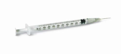 SYWN-6939 - Tuberculin - Syringe with Needle - Dynarex - 27 G x .5 Inch - 1 cc - Product