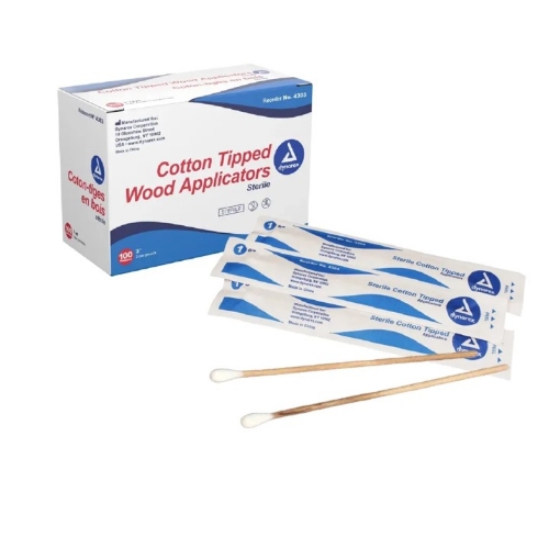 Dynarex® - Cotton Tipped Applicator - 4303 - Packaging With Product